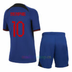 Memphis Depay Camiseta Países Bajos Segunda Equipación 2022/23 Niño
