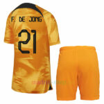 De Jong Camiseta Países Bajos Primera Equipación 2022/23 Niño