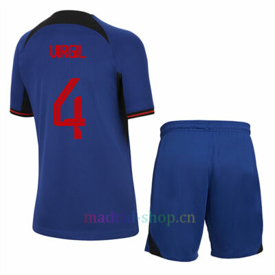 Virgil van Dijk Camiseta Países Bajos Segunda Equipación 2022/23 Niño | madrid-shop.cn