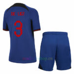 Ligt Camiseta Países Bajos Segunda Equipación 2022/23 Niño
