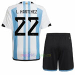 Camiseta de L. Martínez Argentina Primera Equipación 2022/23 Niño