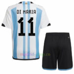 Camiseta Di María Argentina Primera Equipación 2022/23 Niño