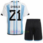Camiseta Argentina Dybala Primera Equipación 2022/23 Niño