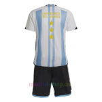 Camiseta Argentina 3 Estrellas Primera Equipación 2022/23 Niño