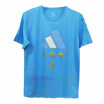 Camiseta Argentina Con 3 Estrellas Azul