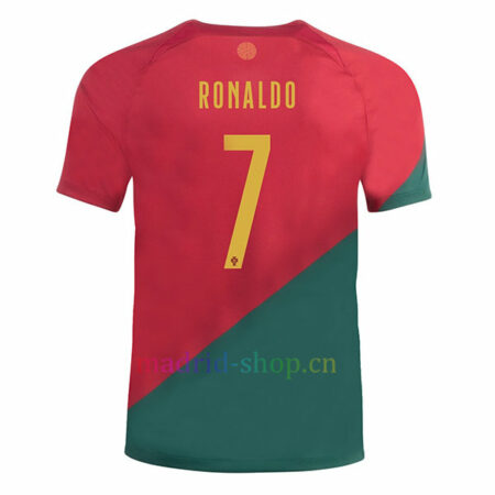 Camiseta de Ronaldo Portugal Primera Equipación 2022
