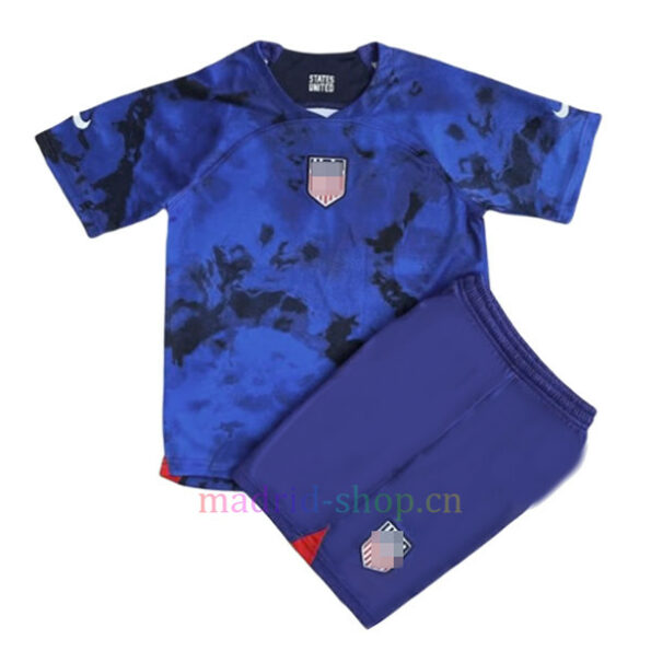 Camiseta Estados Unidos Segunda Equipación 2022 Niño