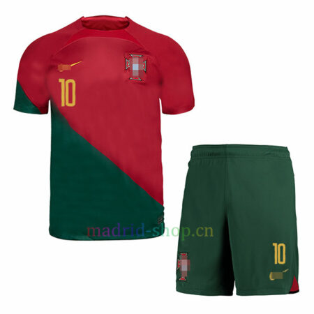 Camiseta Bernardo Portugal Primera Equipación 2022 Niño
