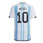 Camiseta Firmada Messi Argentina 3 Estrellas Primera Equipación 2022 Version Jugador