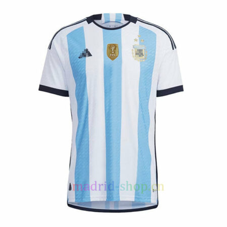 Camiseta Argentina de 3 Estrellas Primera Equipación 2022 Version Jugador