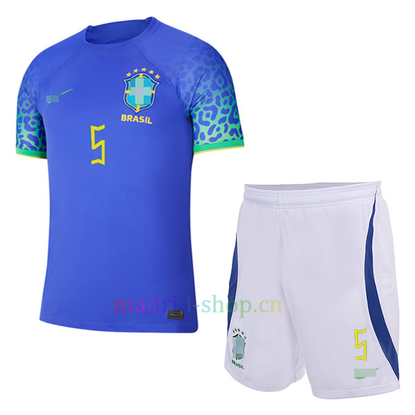Camiseta de Casemiro Brasil Segunda Equipación 2022/23 Niño | madrid-shop.cn 4