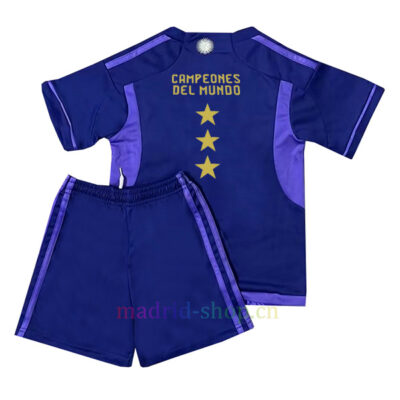 Camiseta Argentina Con 3 Estrellas Segunda Equipación 2022/23 Niño | madrid-shop.cn