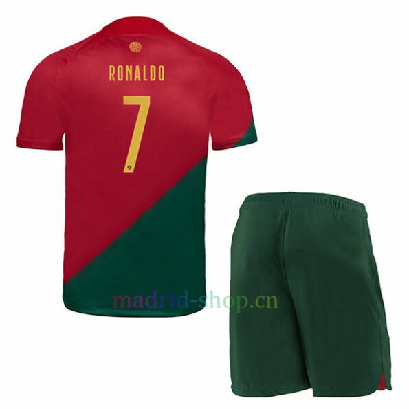 Camiseta de Ronaldo Portugal Primera Equipación 2022/23 Niño | madrid-shop.cn