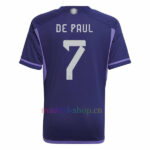 Camiseta Rodrigo De Paul Argentina Segunda Equipación 2022/23 | madrid-shop.cn 2