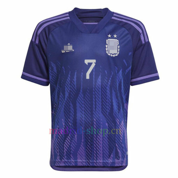 Camiseta Rodrigo De Paul Argentina Segunda Equipación 2022