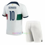 Camiseta Bernardo Portugal Segunda Equipación 2022 Niño