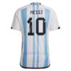 Camiseta Firmada Messi Argentina 3 Estrellas Primera Equipación 2022 Version Jugador | madrid-shop.cn 5