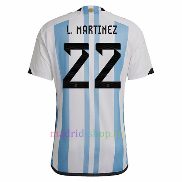 Camiseta de L. Martínez Argentina Primera Equipación 2022