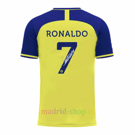 Camiseta Firmada Ronaldo de Al-Nassr Primera Equipación 2022/23