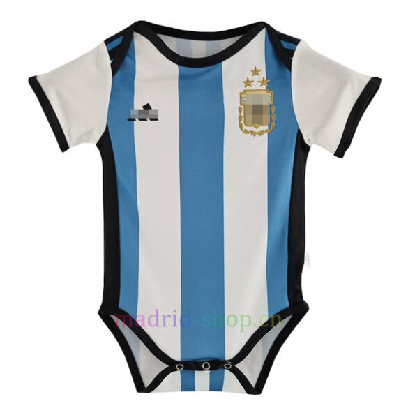Body Bebê Argentina 3 Estrelas Primeiro Kit 2022