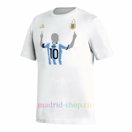 Camiseta Argentina 2022 Negro & Blanco
