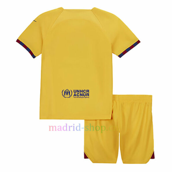 Conjunto de Camisetas Barça Cuarto Equipación 2022/23 Niño