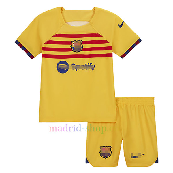 Conjunto de Camisetas Barça Cuarto Equipación 2022/23 Niño | madrid-shop.cn