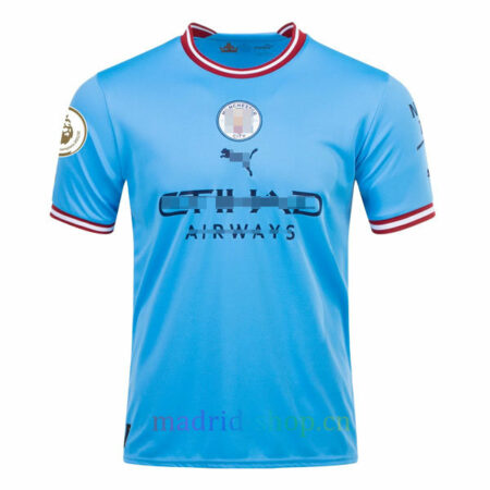 Camiseta Manchester City Primera Equipación 2022/23 Haaland 9
