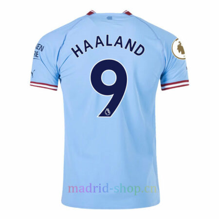 Camiseta Manchester City Primera Equipación 2022/23 Versión Jugador Haaland 9 | madrid-shop.cn