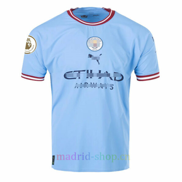 Conjunto de Camisetas Manchester City Primera Equipación 2022/23 Niño Haaland 9