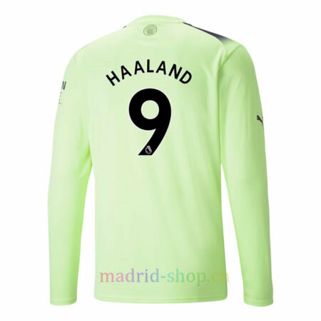 Camiseta Manchester City Tercera Equipación 2022/23 Haaland 9 Manga Larga | madrid-shop.cn