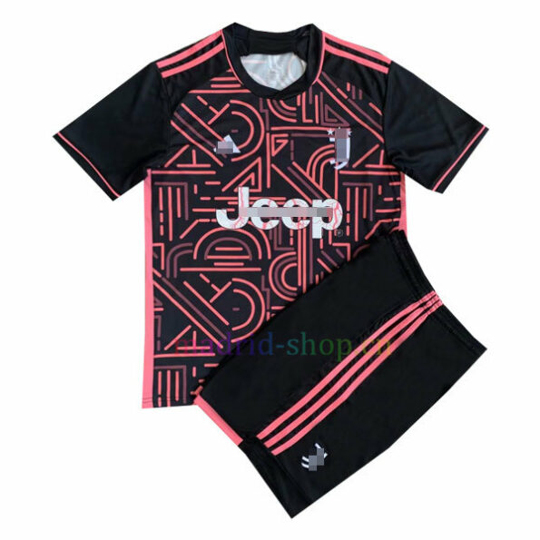 Conjunto de camisetas infantis conceituais Juventus 2023/24