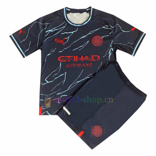 Conjunto de Camisetas de Conceptual Manchester City 2023/24 Niño