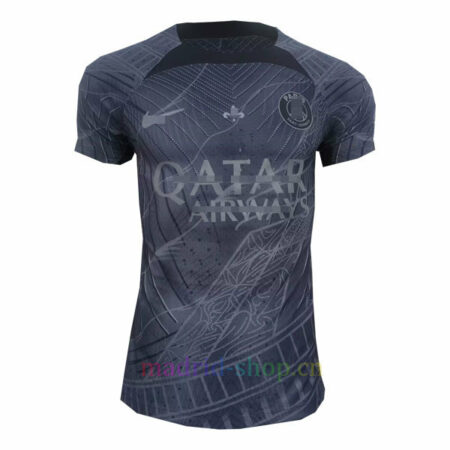 Camiseta Paris S-Germain 2023/24 Versión Jugador Gris&Negro