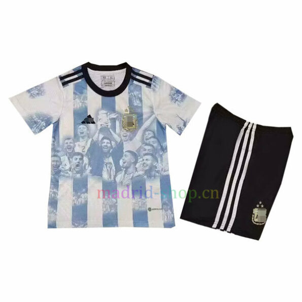Conjunto de Camisetas de Argentina Edición Campeón 2023 Niño | madrid-shop.cn