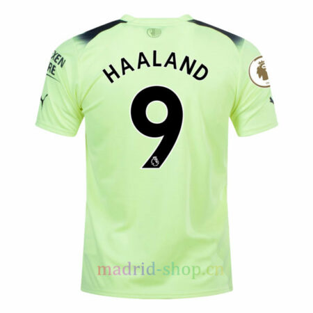Conjunto de Camisetas Manchester City Tercera Equipación 2022/23 Niño Haaland 9