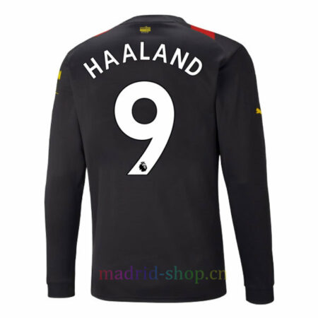 Camiseta Manchester City Segunda Equipación 2022/23 Haaland 9 Manga Larga | madrid-shop.cn