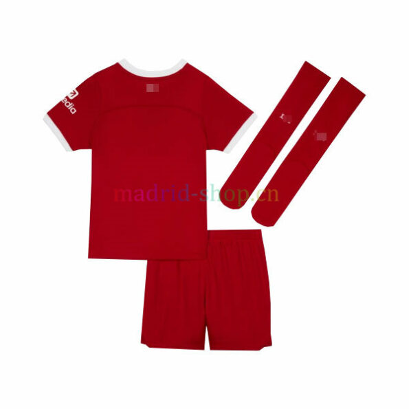 Conjunto de camisas Liverpool Home Kit 2023 2024 infantil