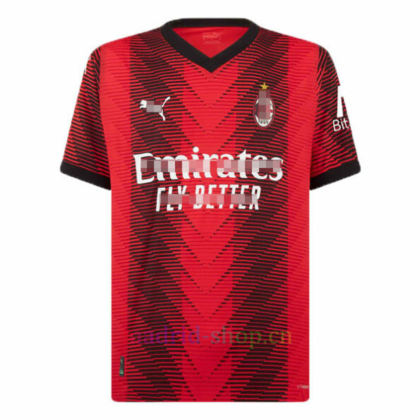 Camiseta AC Milan Primera Equipación 2023 24 Versión Jugador