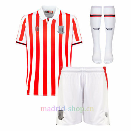 Conjunto de Camiseta Stoke City Primera Equipación 2023 24 Niño