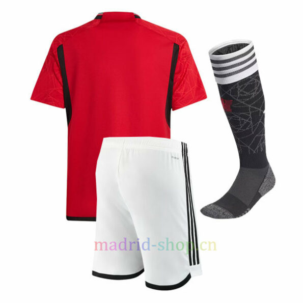 Conjunto de Camiseta Manchester United Primera Equipación 2023 24 Niño