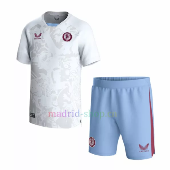 Aston Villa Away Shirt Kit 2023-24 Kids