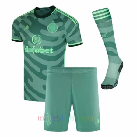 Conjunto de Camiseta Celtic Tercera Equipación 2023-24 Niño