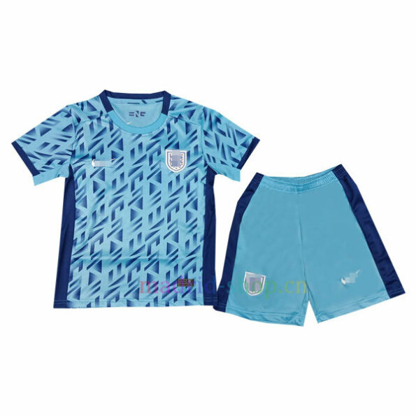 Conjunto de camisas do uniforme Inglaterra 2023 infantil