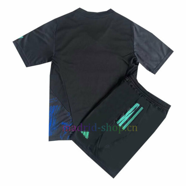 Conjunto de camisetas infantis Inter Miami 2023-24 edição especial preta e verde