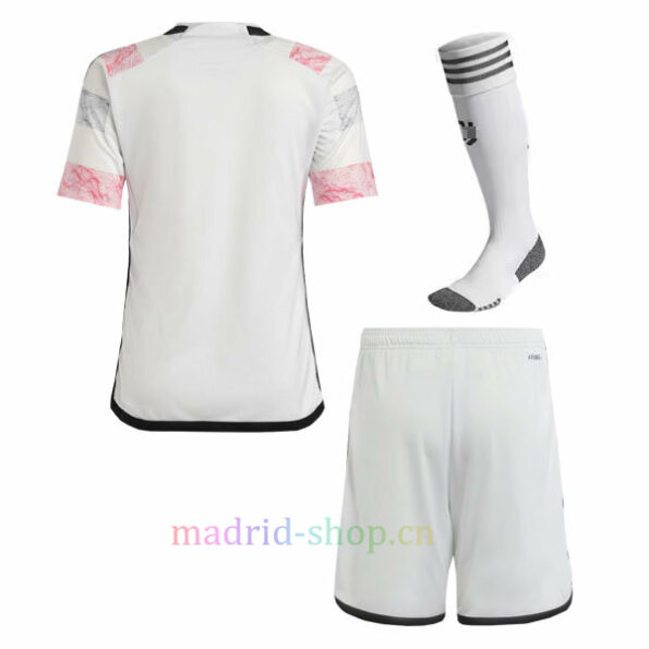 Conjunto de camisas reserva da Juventus 2023-24 infantil