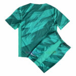 Conjunto de camisa de goleiro feminino dos Estados Unidos 2023 Kid, verde