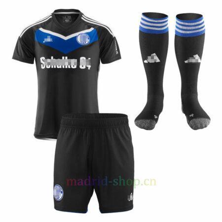 Conjunto de Camiseta Schalke Tercera Equipación 2023-24 Niño