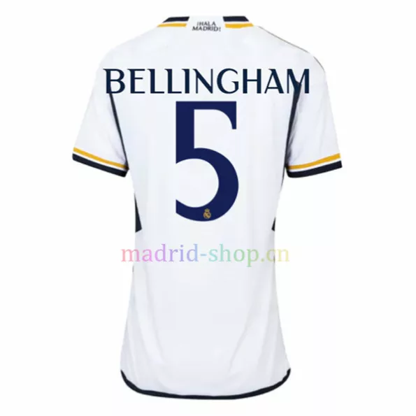 Camisa Home do Bellingham Real Madrid 2023-24 Feminino