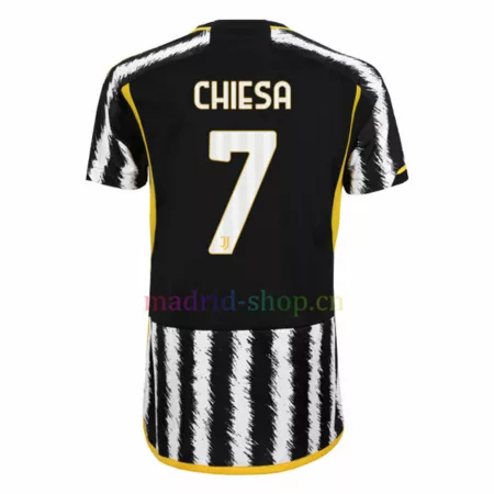 Camiseta Chiesa Juventus Primera Equipación 2023-24 Mujer